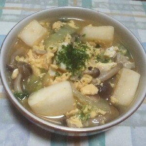 野菜とはんぺんの卵とじ